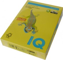 Ostatní - Barevný papír IQ A4 CY39 kanárkově žlutá