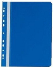 Ostatní - Rychlovazač A4 PVC s Euroděrováním modrá tmavá