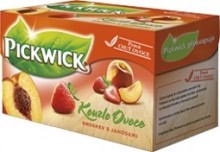 Ostatní - Čaj pickwick Broskev s jahodami