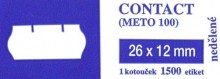 Ostatní - Etikety Contact 26x12 mm