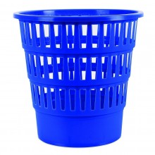 Office products - Odpadkový koš perforovaný 16 l PP, modrý