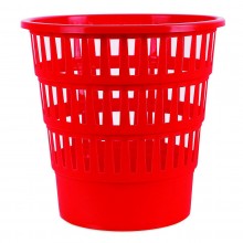Office products - Odpadkový koš perforovaný 16 l PP, červený